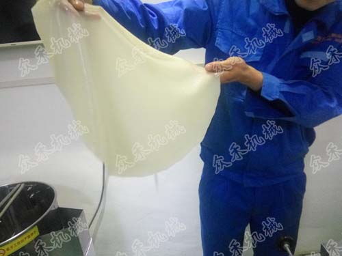 120型數(shù)控面皮機(jī)視頻生產(chǎn)圓形涼皮